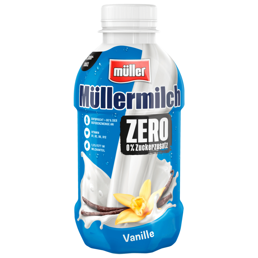 Müller Müllermilch Vanille Zero 400ml
